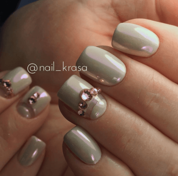 Маникюр с втиркой: необыкновенные идеи дизайна 2021 Маникюр с втиркой: необыкновенные идеи дизайна 2021