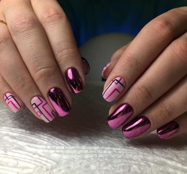 Маникюр с втиркой: необыкновенные идеи дизайна 2021 Маникюр с втиркой: необыкновенные идеи дизайна 2021