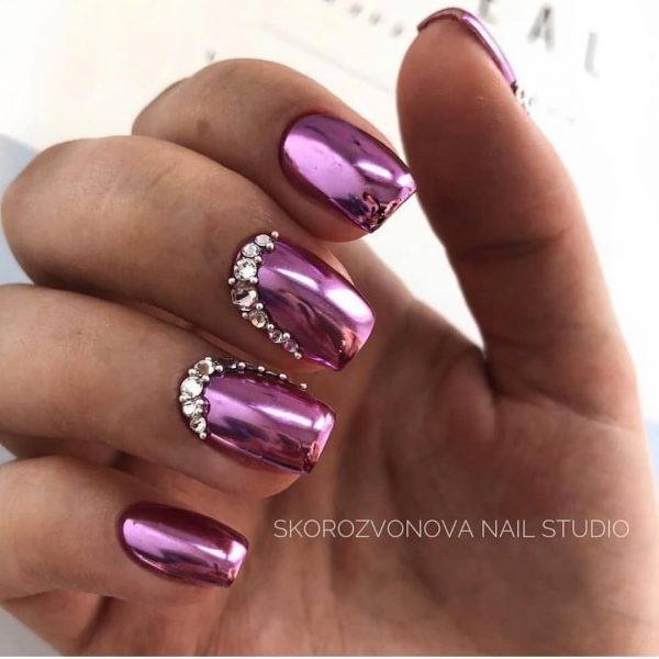 Маникюр с втиркой: необыкновенные идеи дизайна 2021 Маникюр с втиркой: необыкновенные идеи дизайна 2021