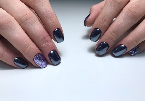 Маникюр с втиркой: необыкновенные идеи дизайна 2021 Маникюр с втиркой: необыкновенные идеи дизайна 2021