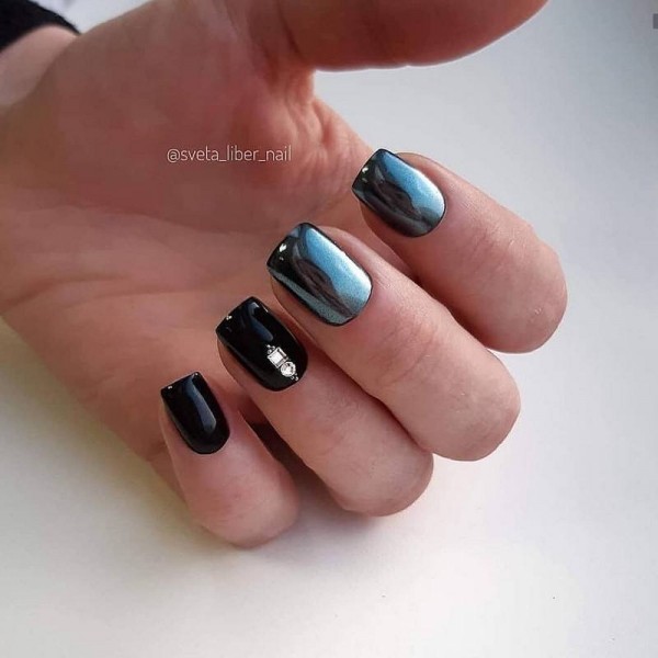 Маникюр с втиркой: необыкновенные идеи дизайна 2021 Маникюр с втиркой: необыкновенные идеи дизайна 2021